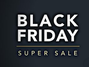 黒いブラックフライデーの画像