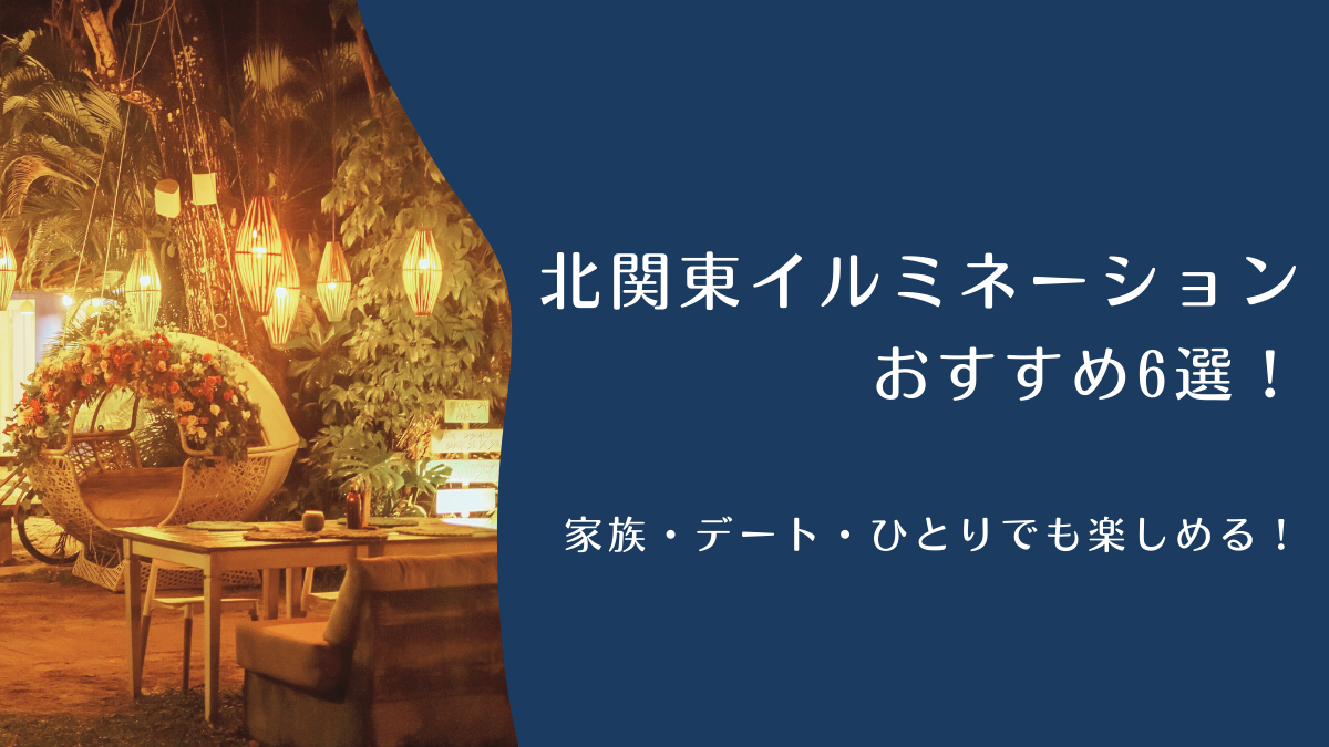 家族・デート・ひとりでも！北関東イルミネーションおすすめ6選