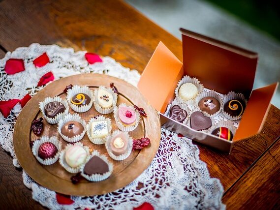 チョコレートギフトが置いてある画像