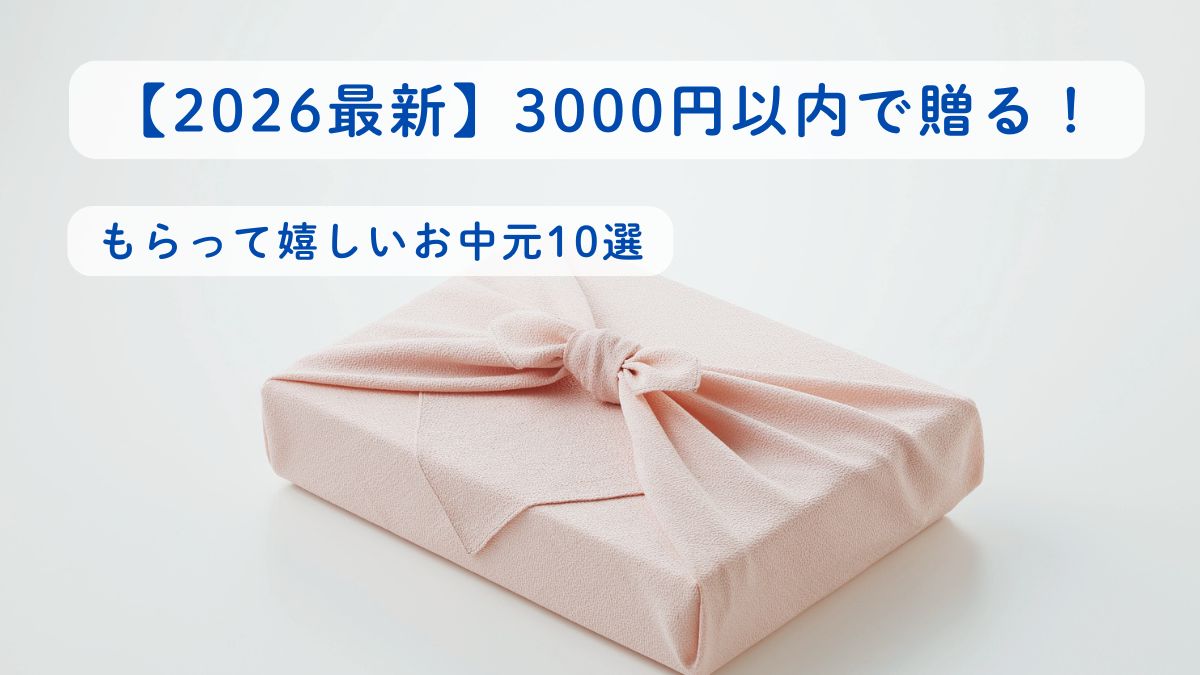 【2026最新】3000円以内で贈る！もらって嬉しいお中元10選